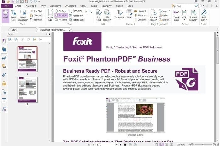 برنامج Foxit Phantom PDF