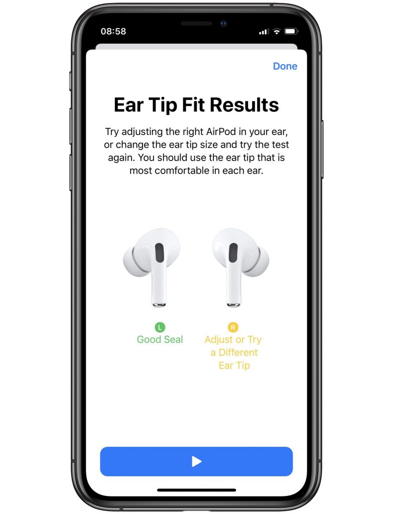   تحسين جودة الصوت في Apple AirPods Pro