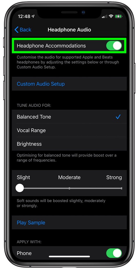 تحسين جودة الصوت في Apple AirPods Pro