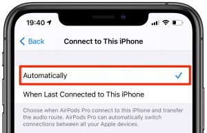 غير قادر على تبديل AirPods بين أجهزة Apple