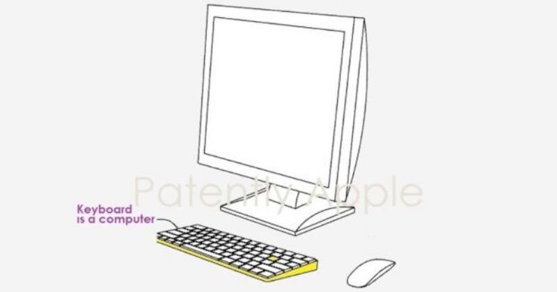 Apple Files Patent for Magic Keyboard مع نظام Mac مدمج