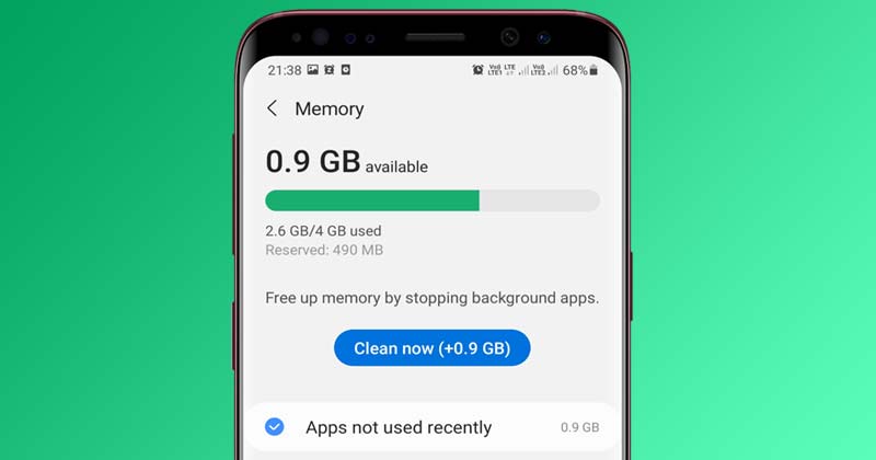كيفية التحقق من استخدام ذاكرة الوصول العشوائي في Android 10 وما فوق